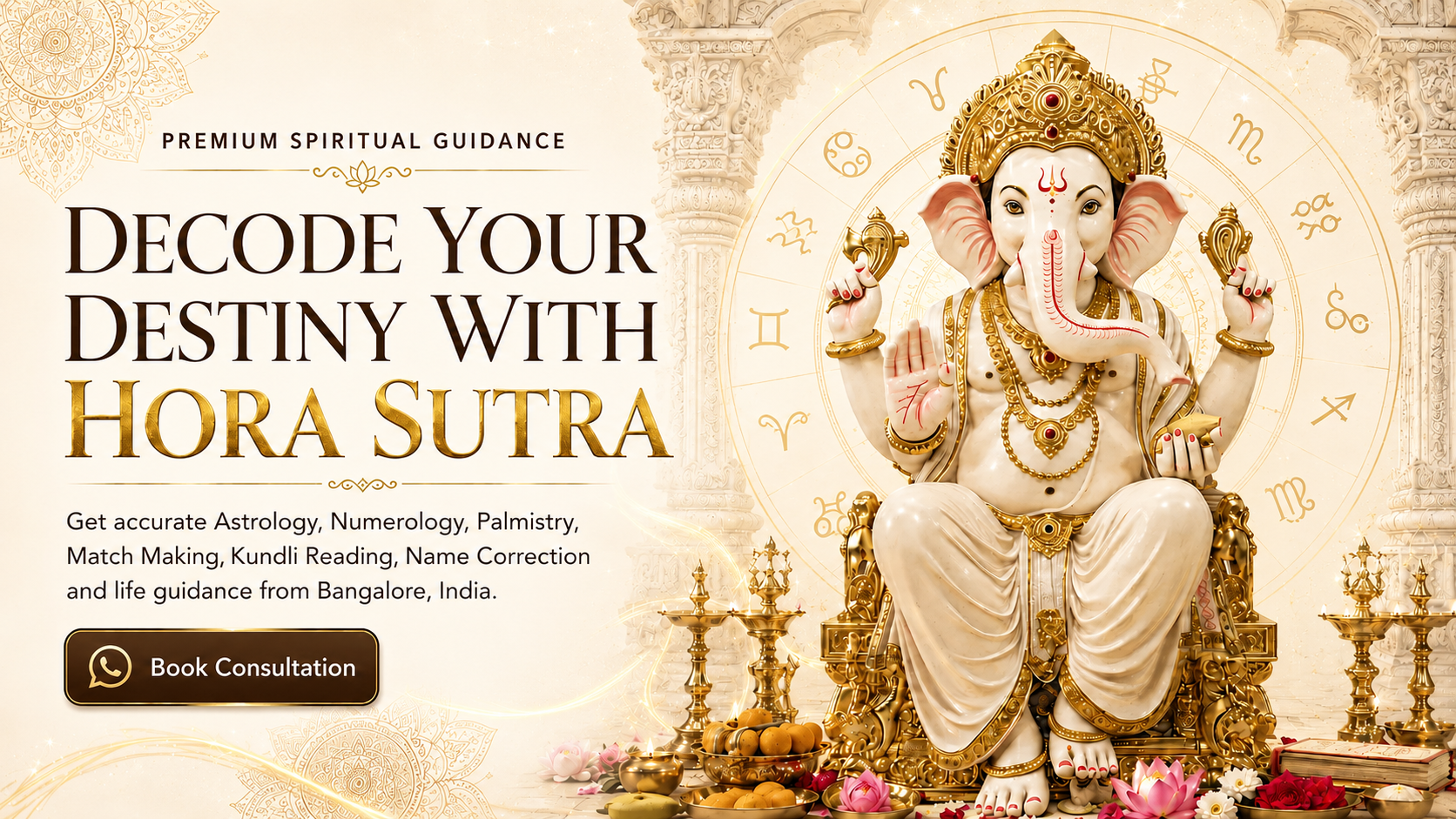 Hora Sutra Premium Spiritual Guidance Banner